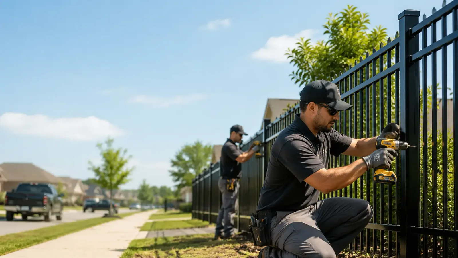 Metal Fence Installation in Lawrenceville, VA